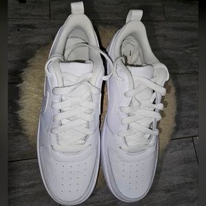 Nike shoes, white, size 5y, boys size.